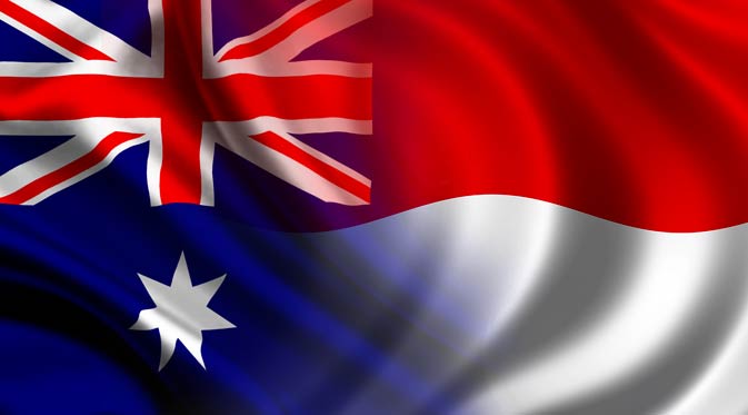 Australia x Indonesia flag