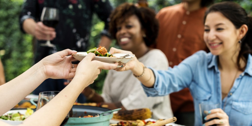 community pot luck event